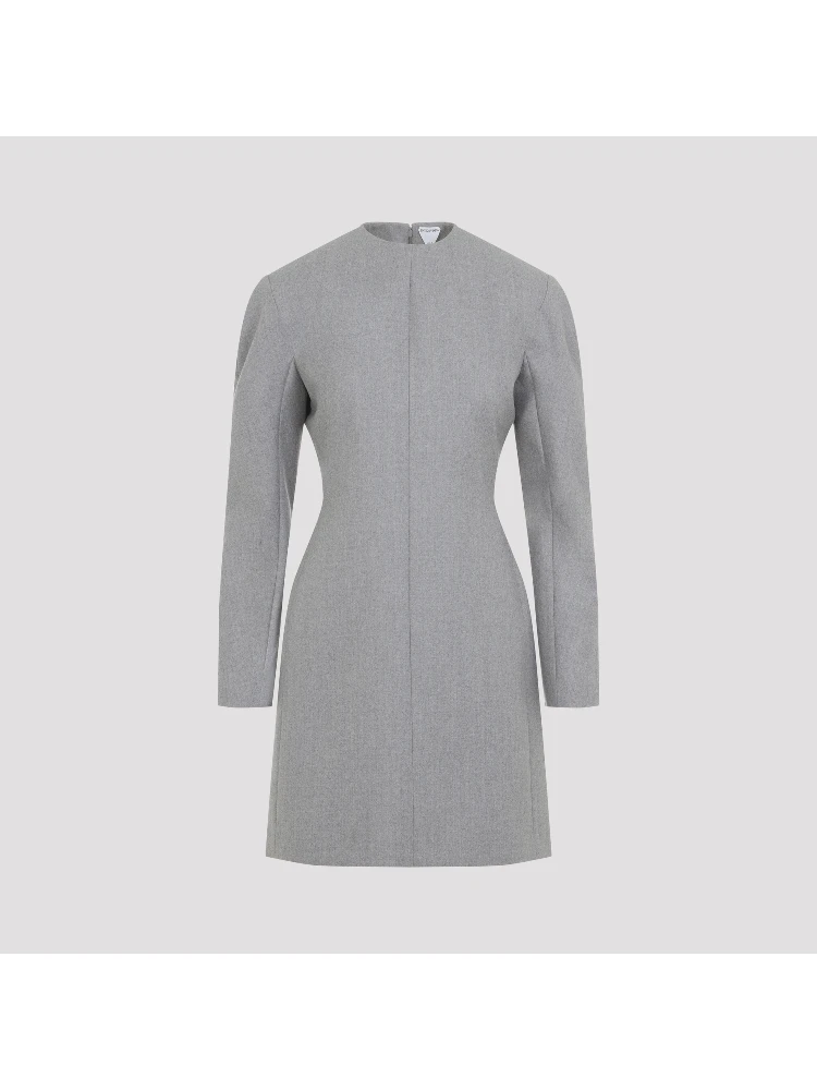 COMPACT WOOL MINI DRESS