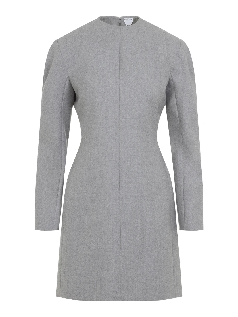 COMPACT WOOL MINI DRESS