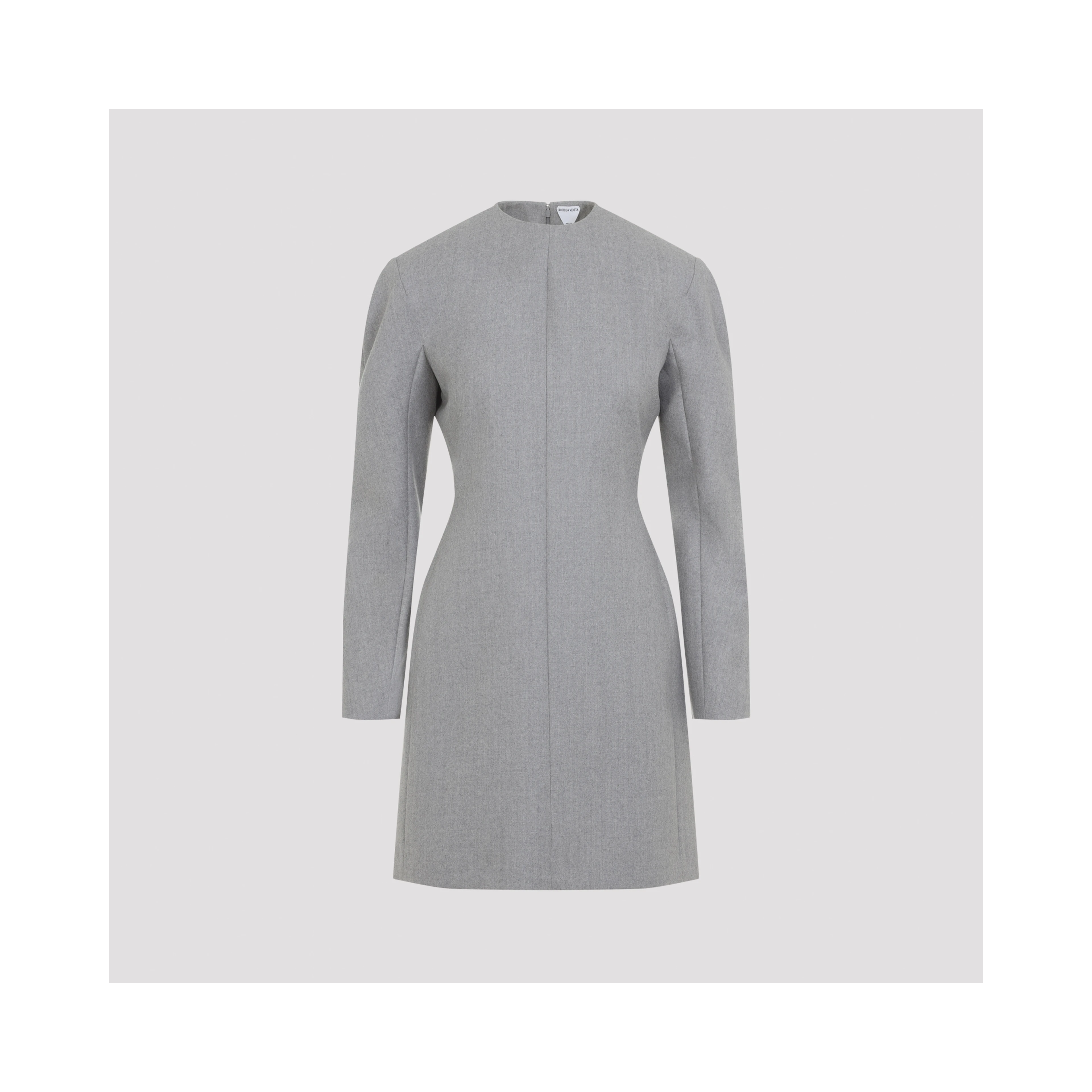 COMPACT WOOL MINI DRESS