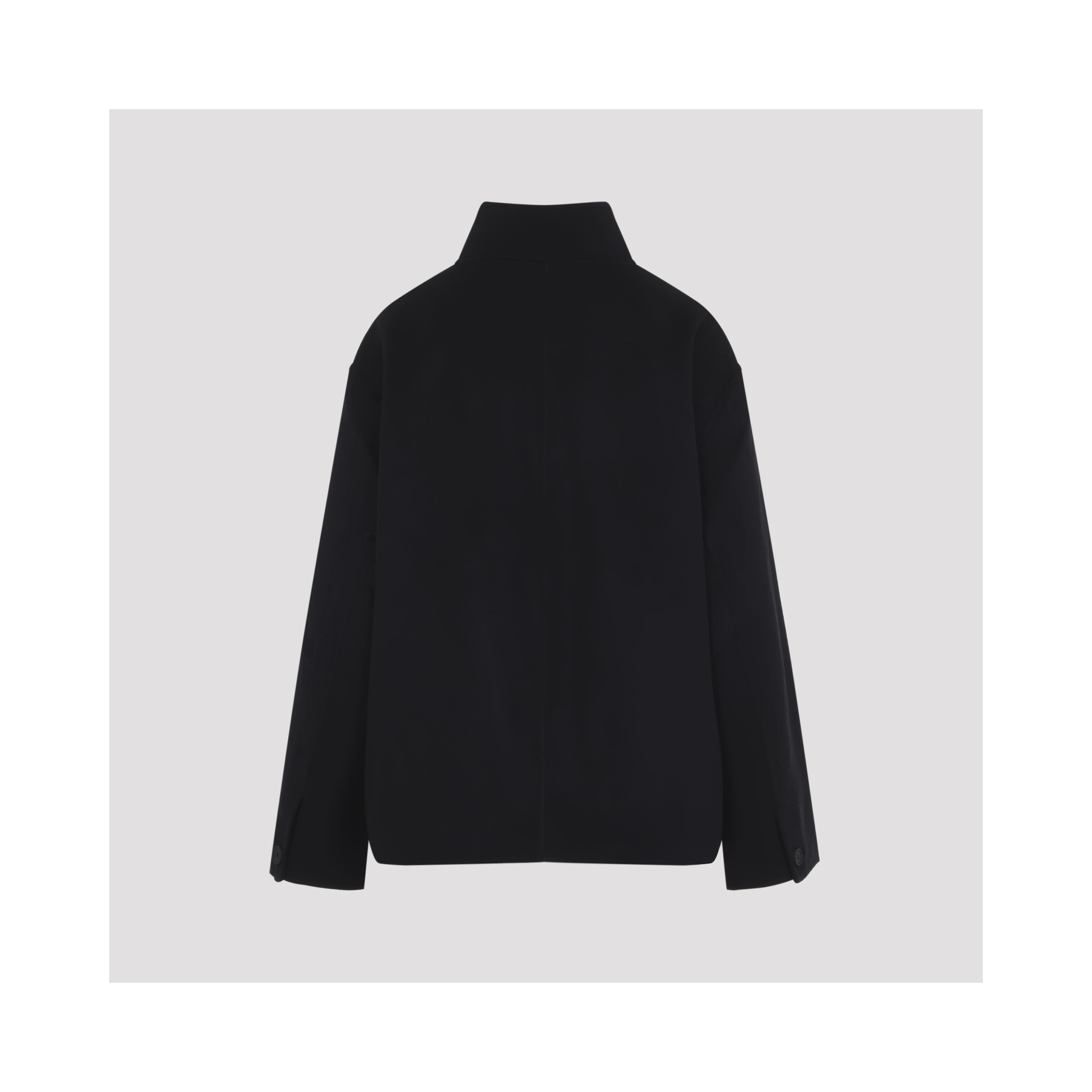 RHINE STAND COLLAT DOUBLE FACED JACKET