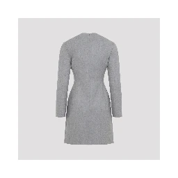 COMPACT WOOL MINI DRESS