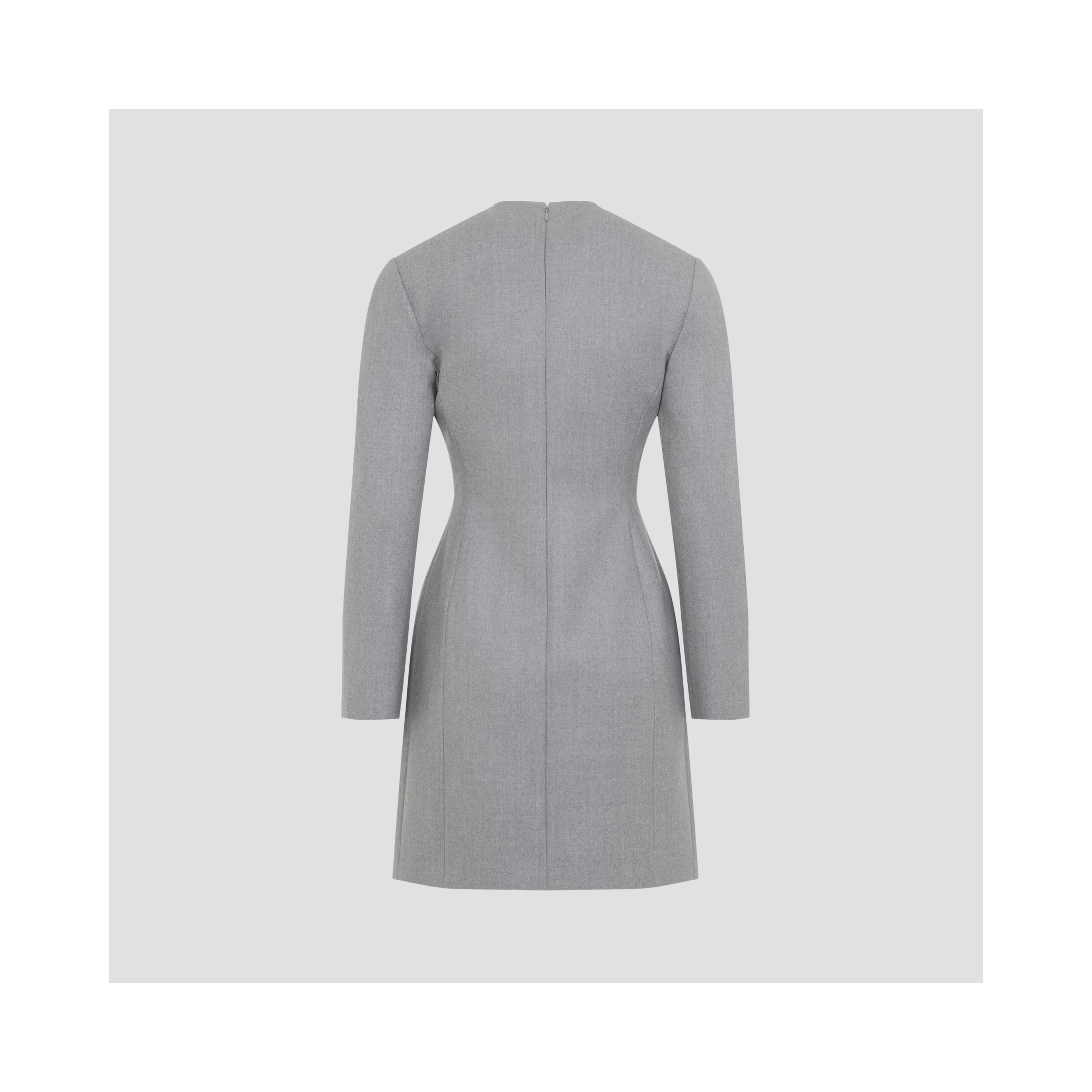 COMPACT WOOL MINI DRESS
