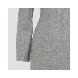 COMPACT WOOL MINI DRESS