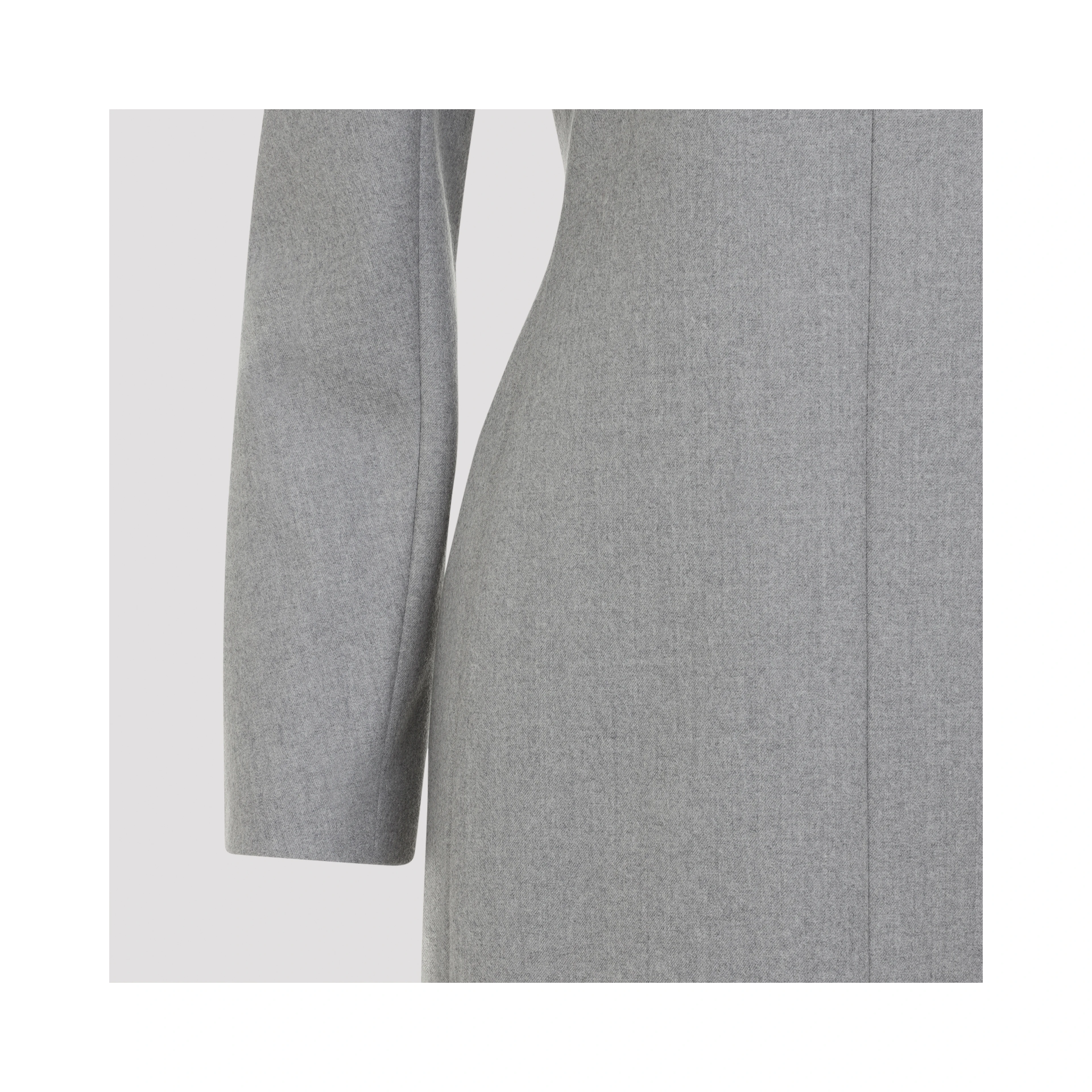COMPACT WOOL MINI DRESS