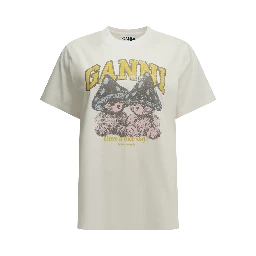 "Mushroom Teddy" Crew-Neck T-Shirt
