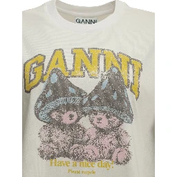 "Mushroom Teddy" Crew-Neck T-Shirt