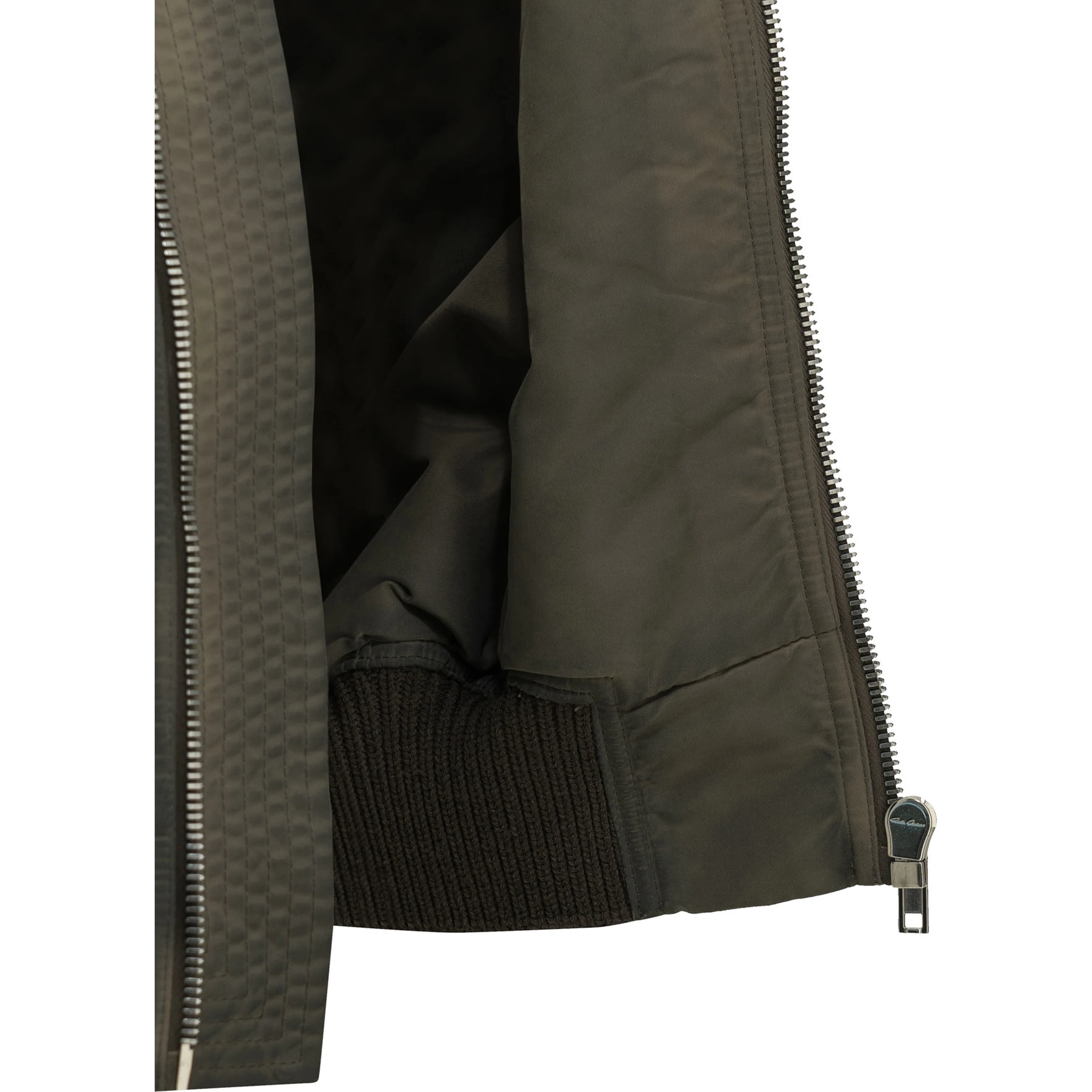 "Secchia Cropped Flight" Bomber Jacket