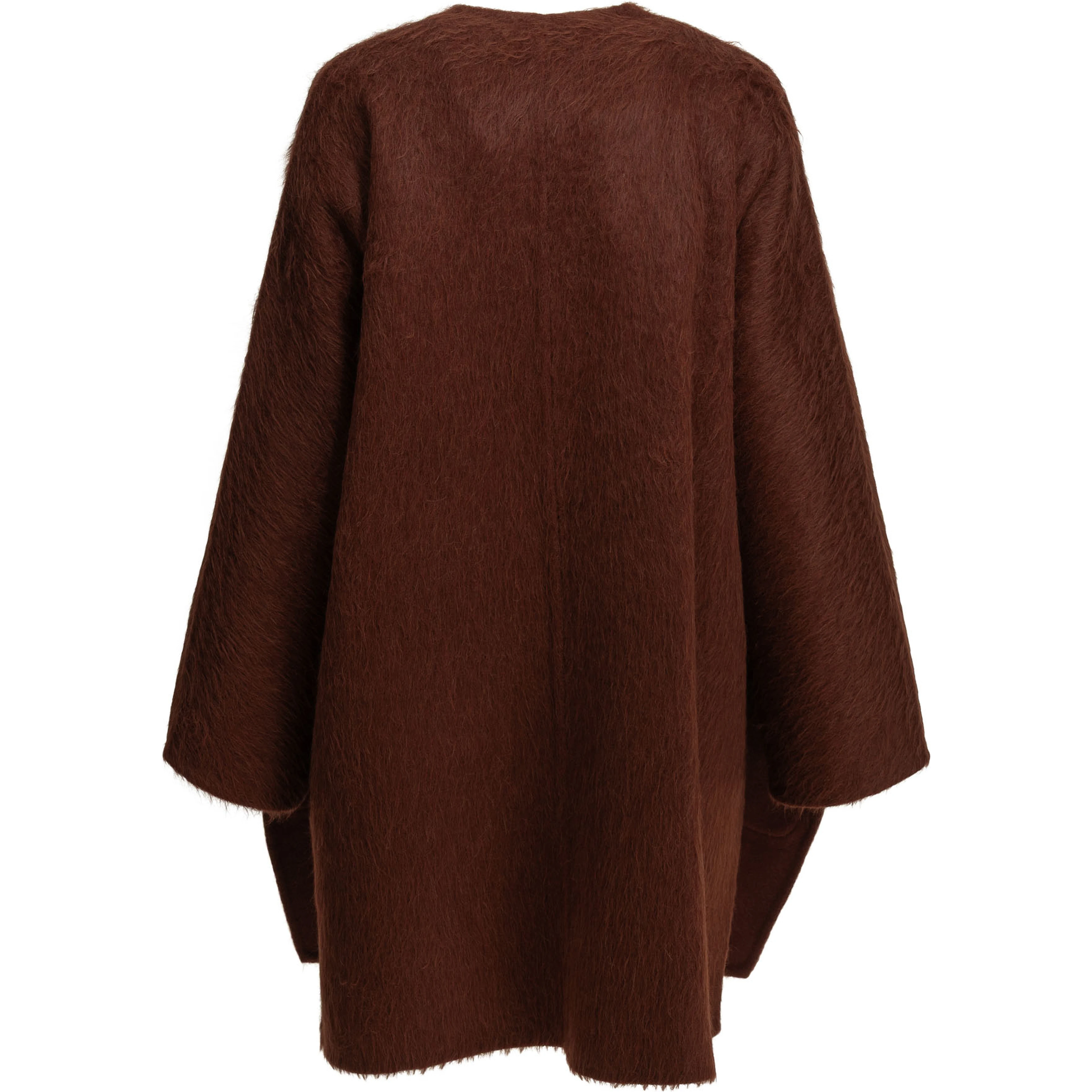 Short coat made of alpaca and wool