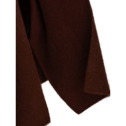 Short coat made of alpaca and wool