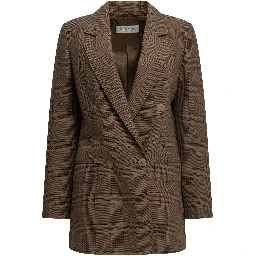 Double-breasted wool blazer