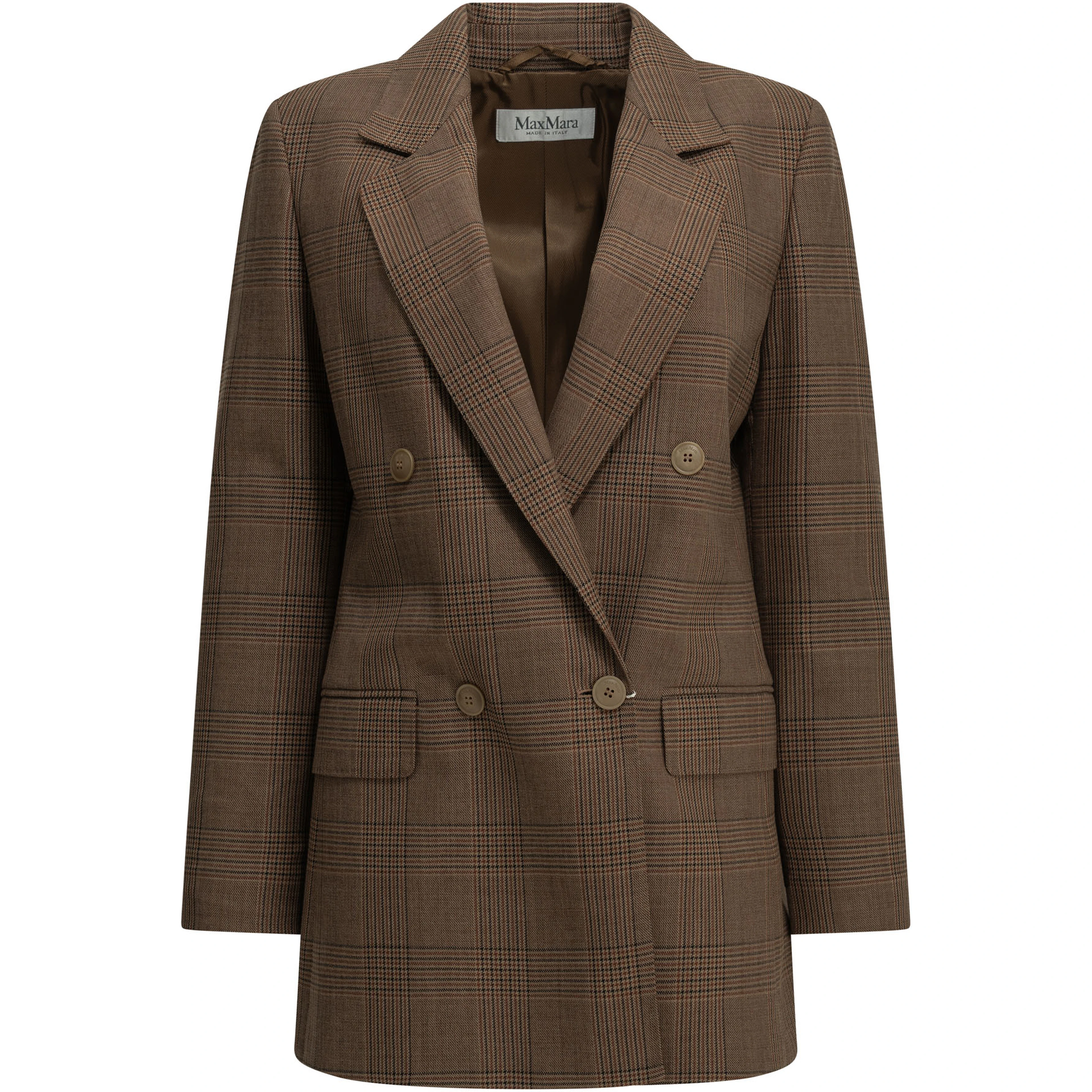 Double-breasted wool blazer