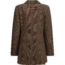 Double-breasted wool blazer