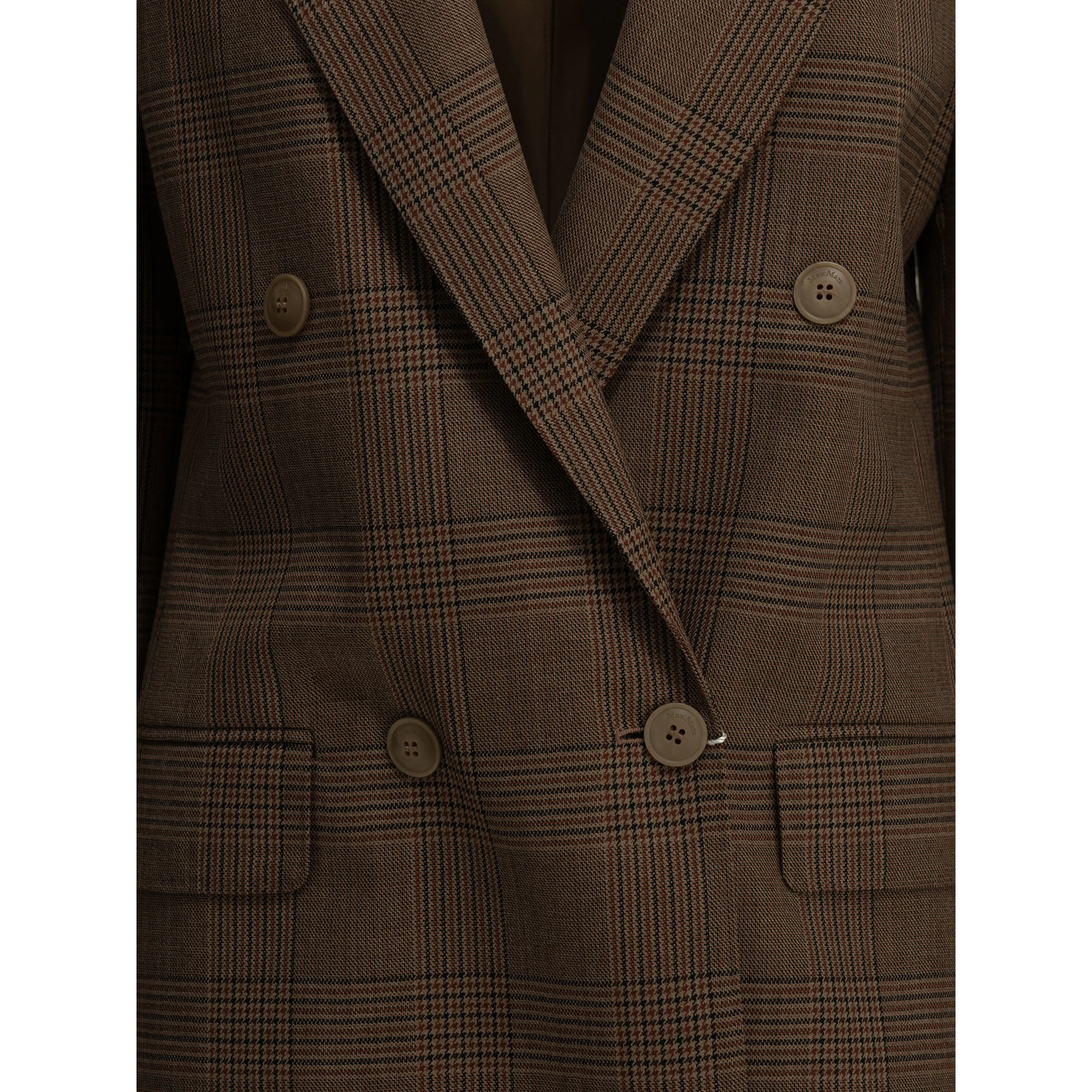 Double-breasted wool blazer