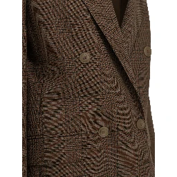 Double-breasted wool blazer