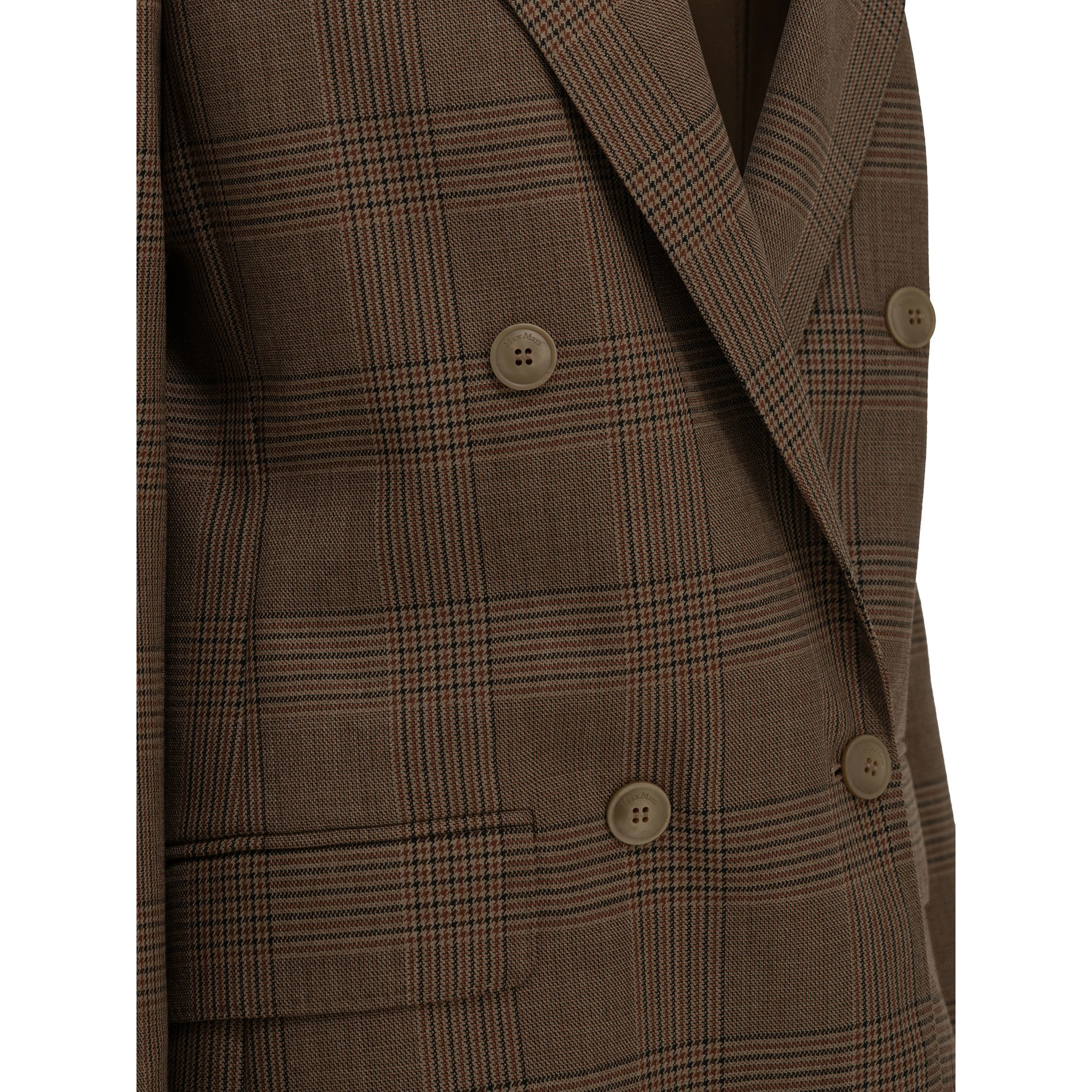 Double-breasted wool blazer
