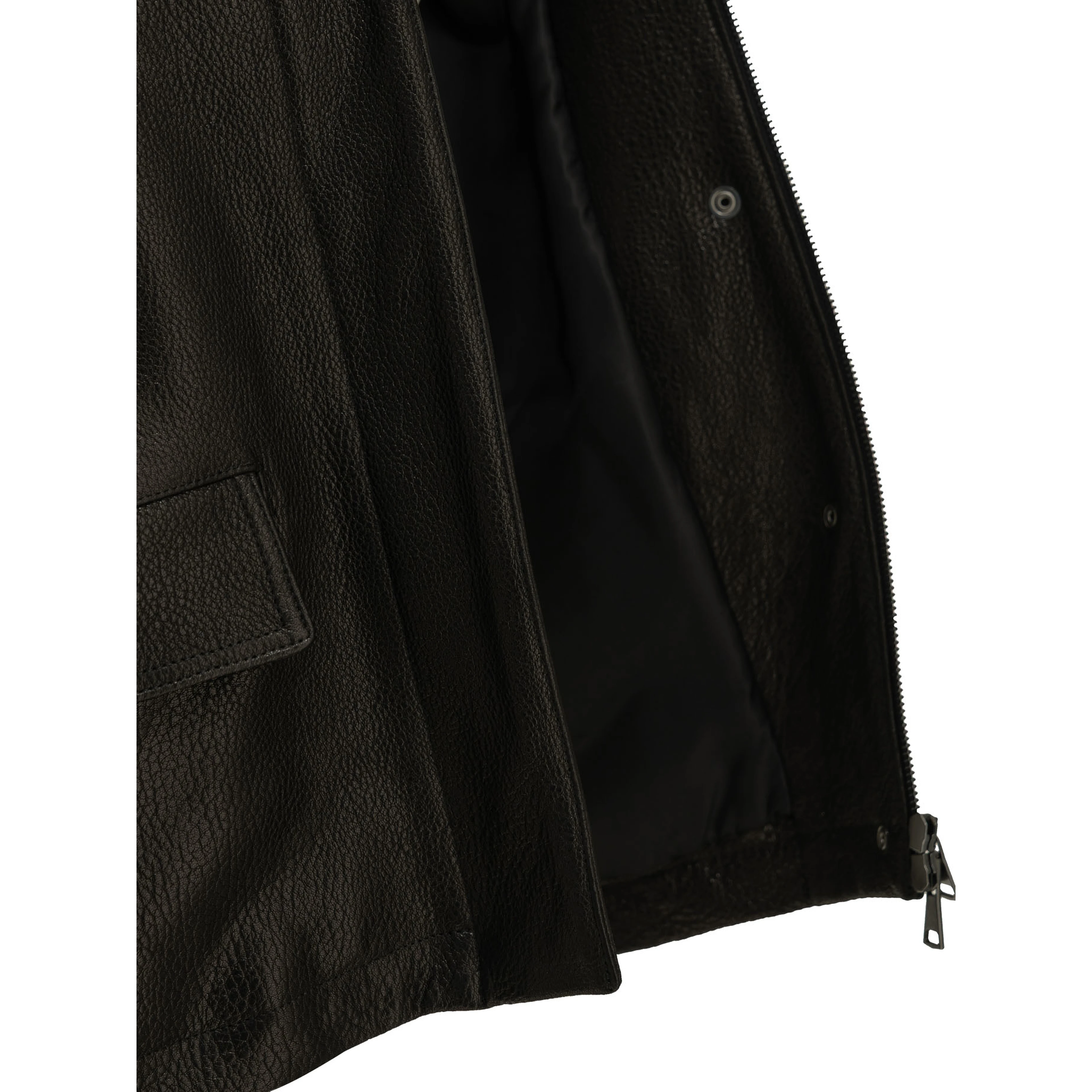 Nappa leather jacket