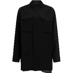 Casual crepe satin shirt