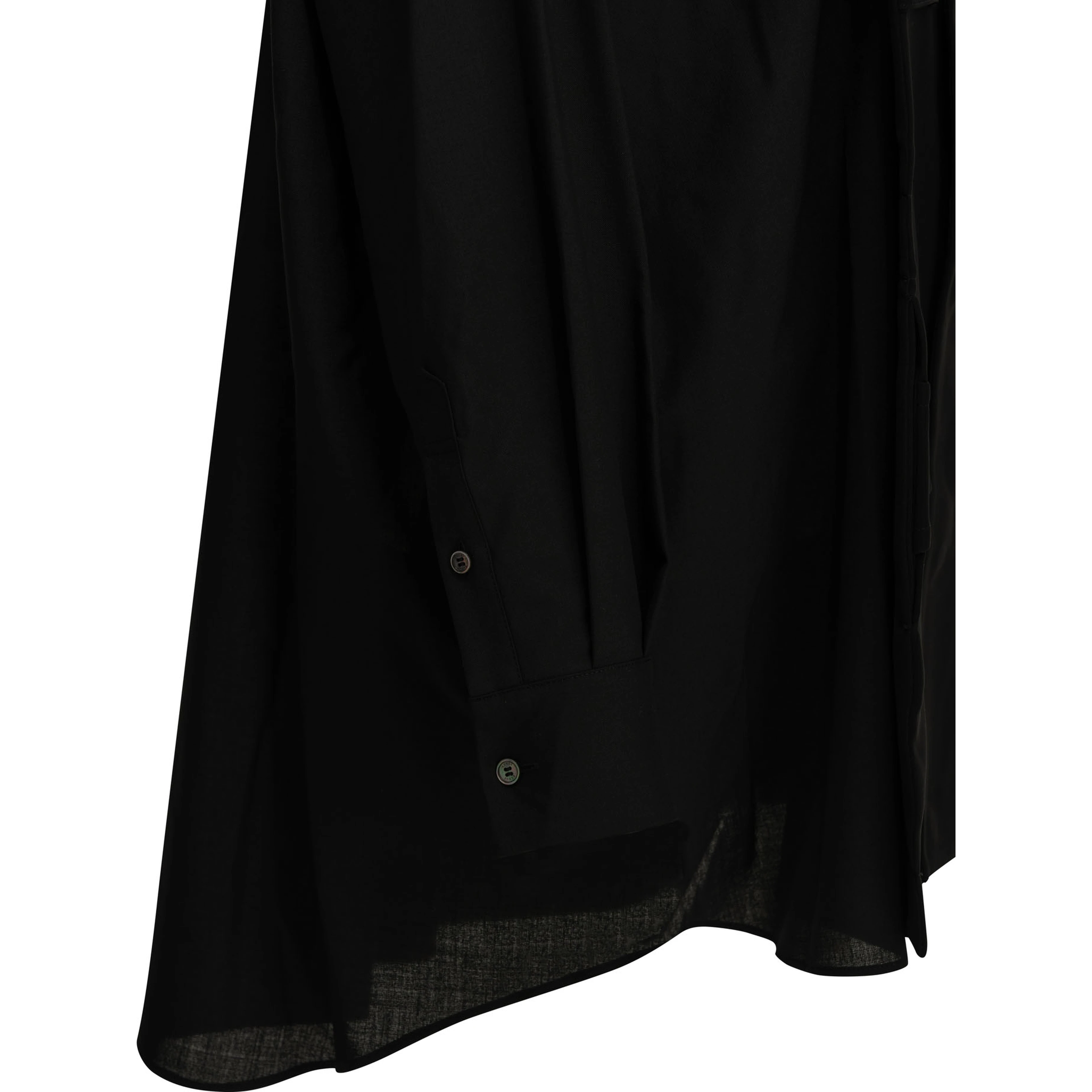 Casual crepe satin shirt