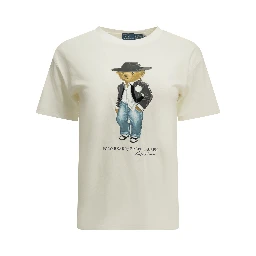 "Holiday Polo Bear" Crew-Neck T-Shirt