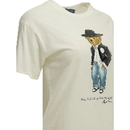 "Holiday Polo Bear" Crew-Neck T-Shirt