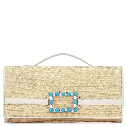 BELLE VIVIER TURQUOISE CLUTCH