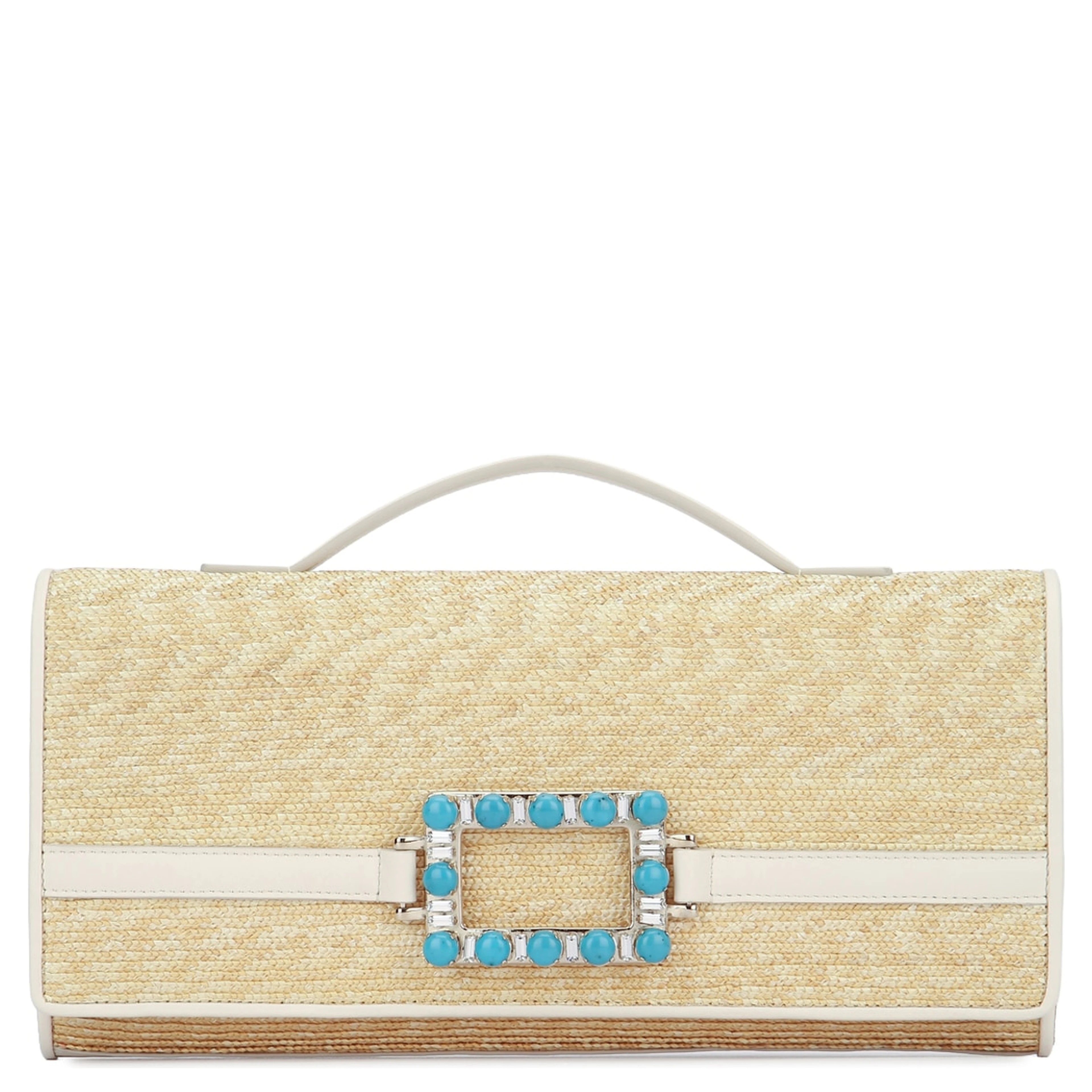 BELLE VIVIER TURQUOISE CLUTCH