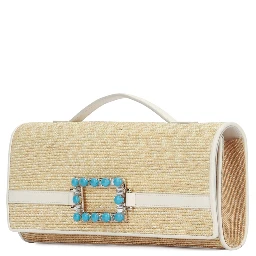 BELLE VIVIER TURQUOISE CLUTCH