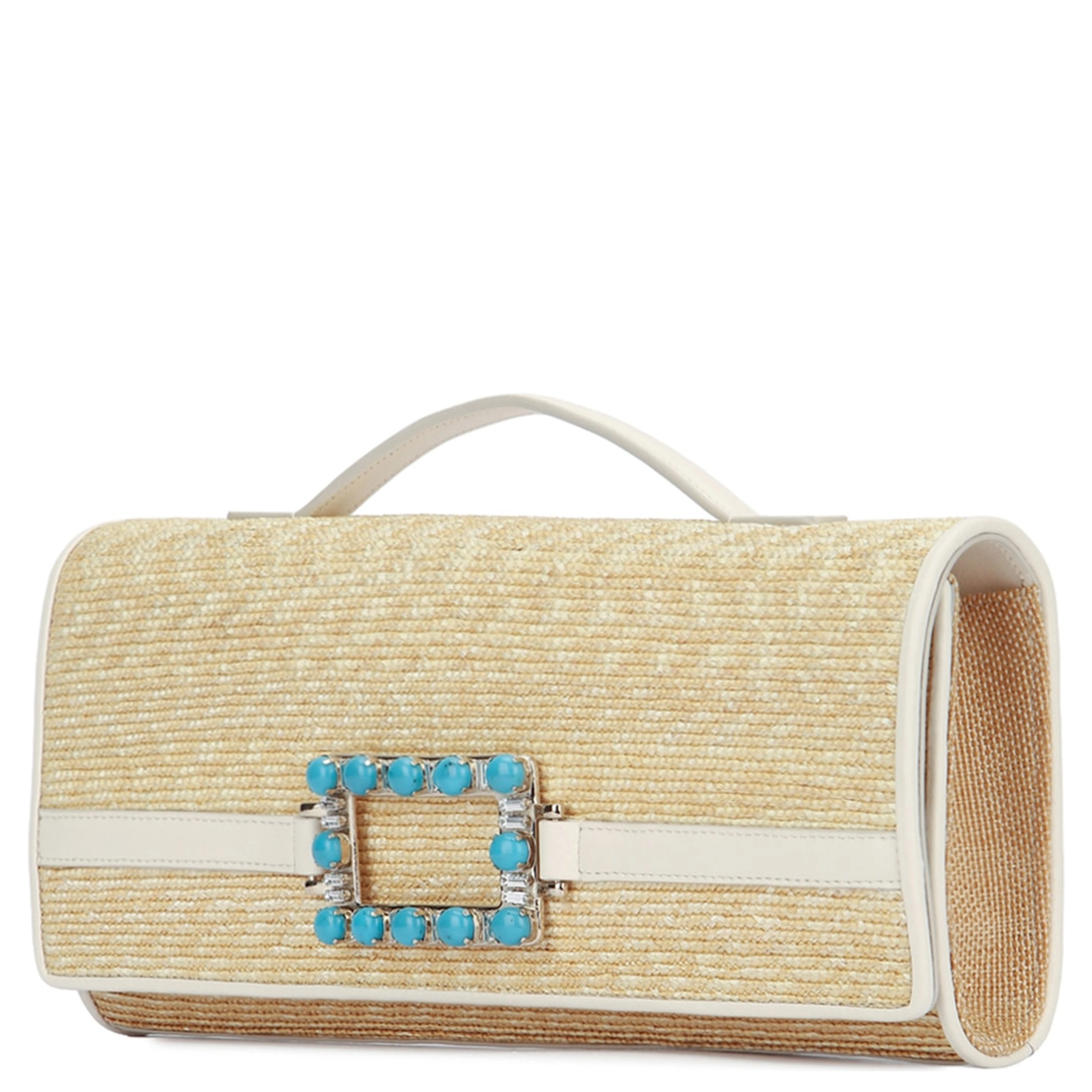 BELLE VIVIER TURQUOISE CLUTCH
