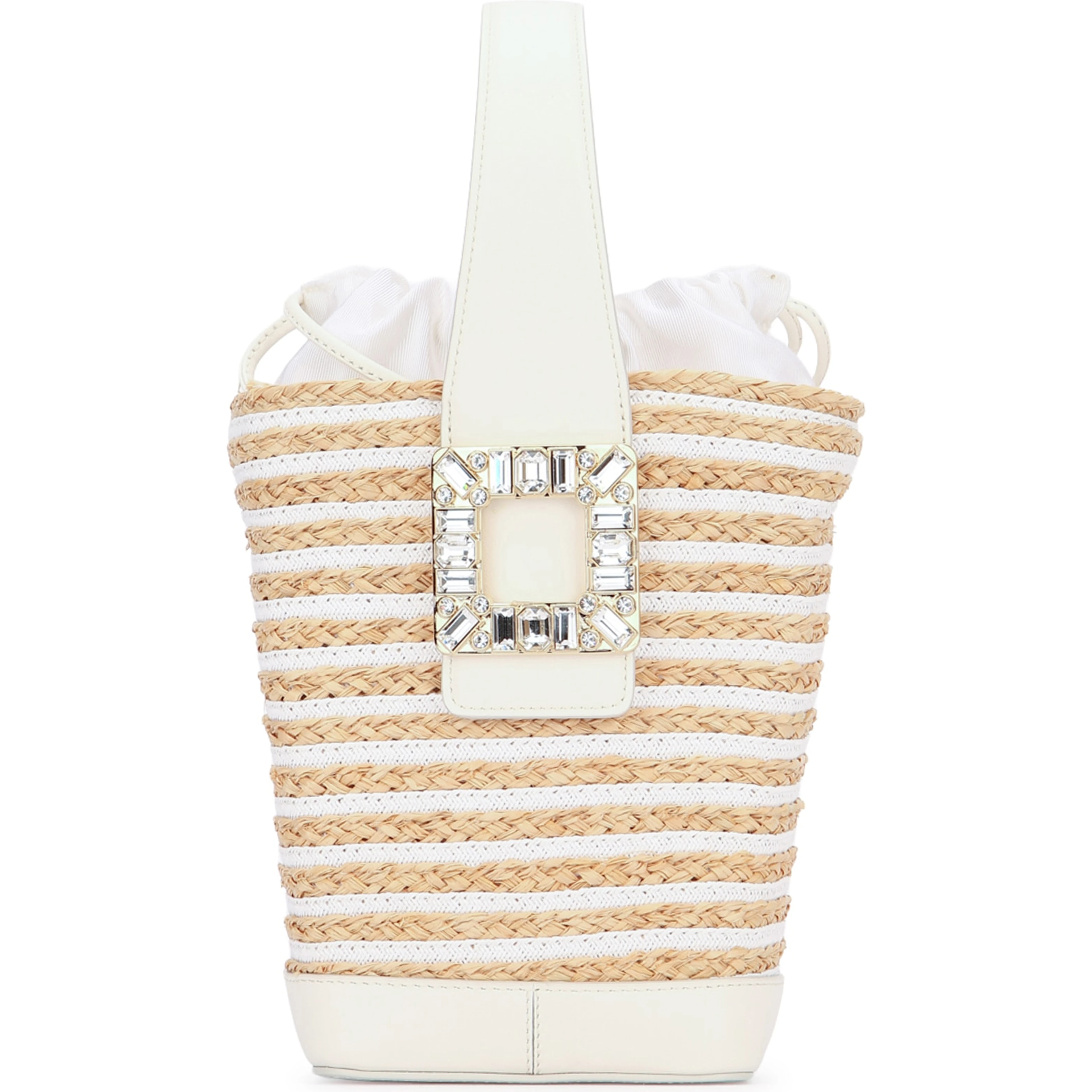 VIV' SKATE TOP HANDLE BASKET STRAW