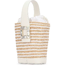 VIV' SKATE TOP HANDLE BASKET STRAW