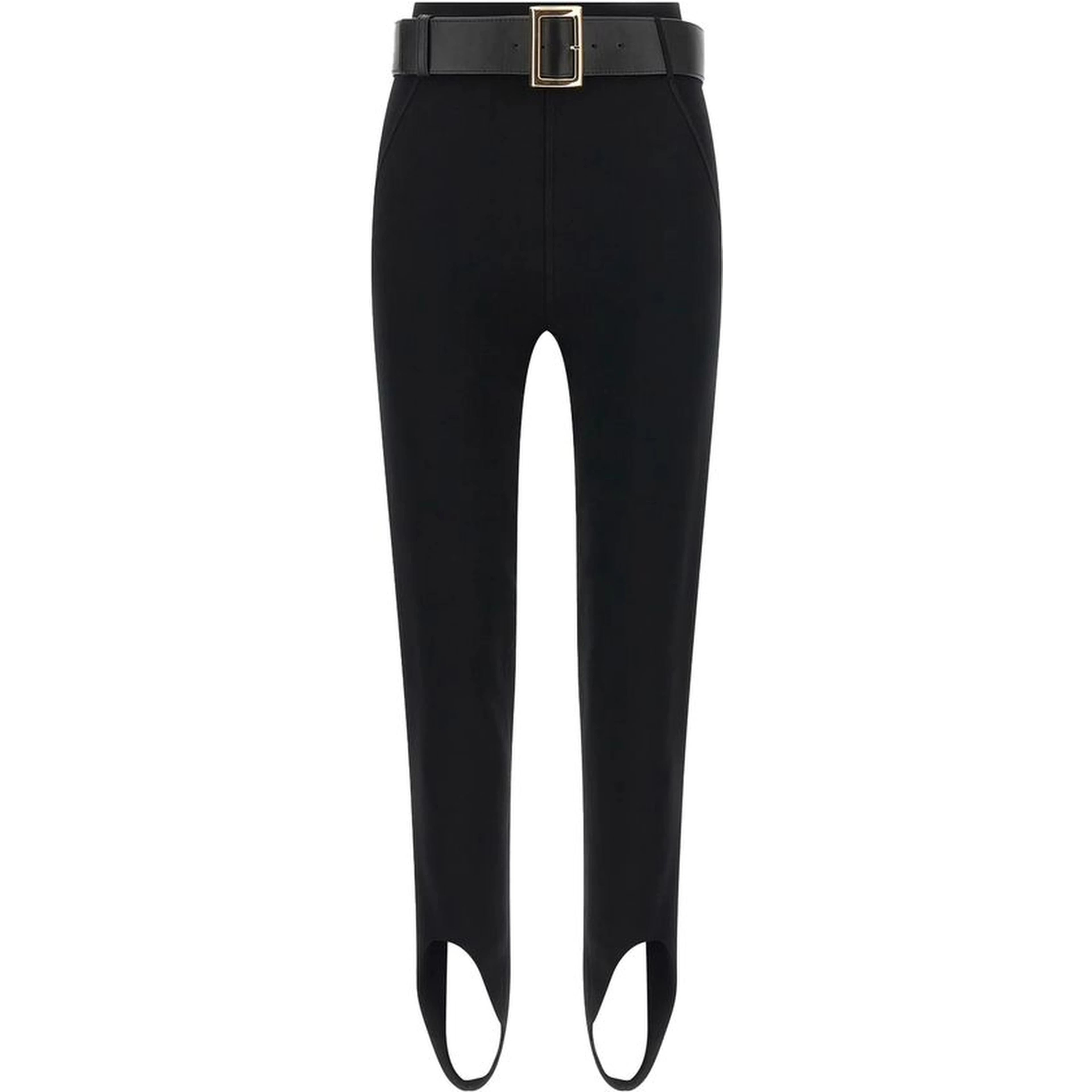 Black Viscose Athletic Pants