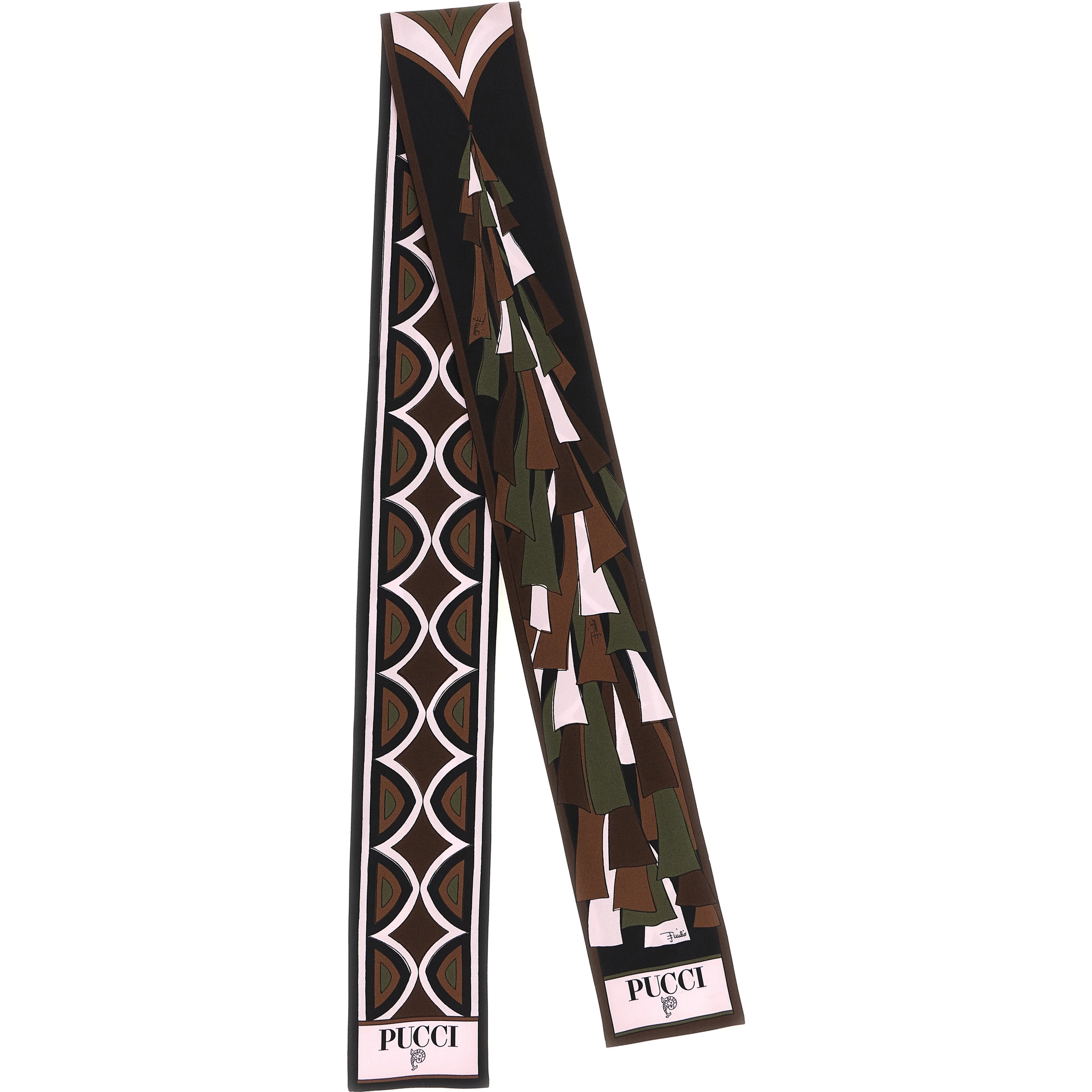 Multicolor Silk Foulard