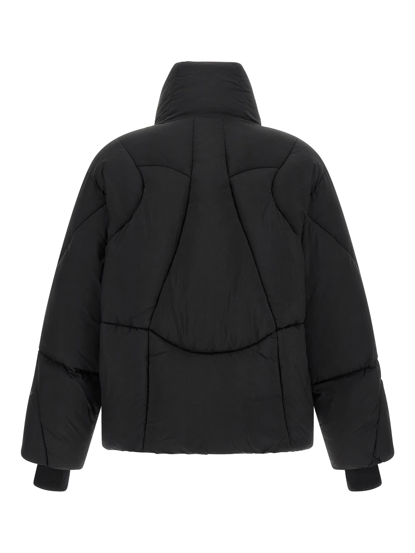 Black Nylon Full-Length Jacket