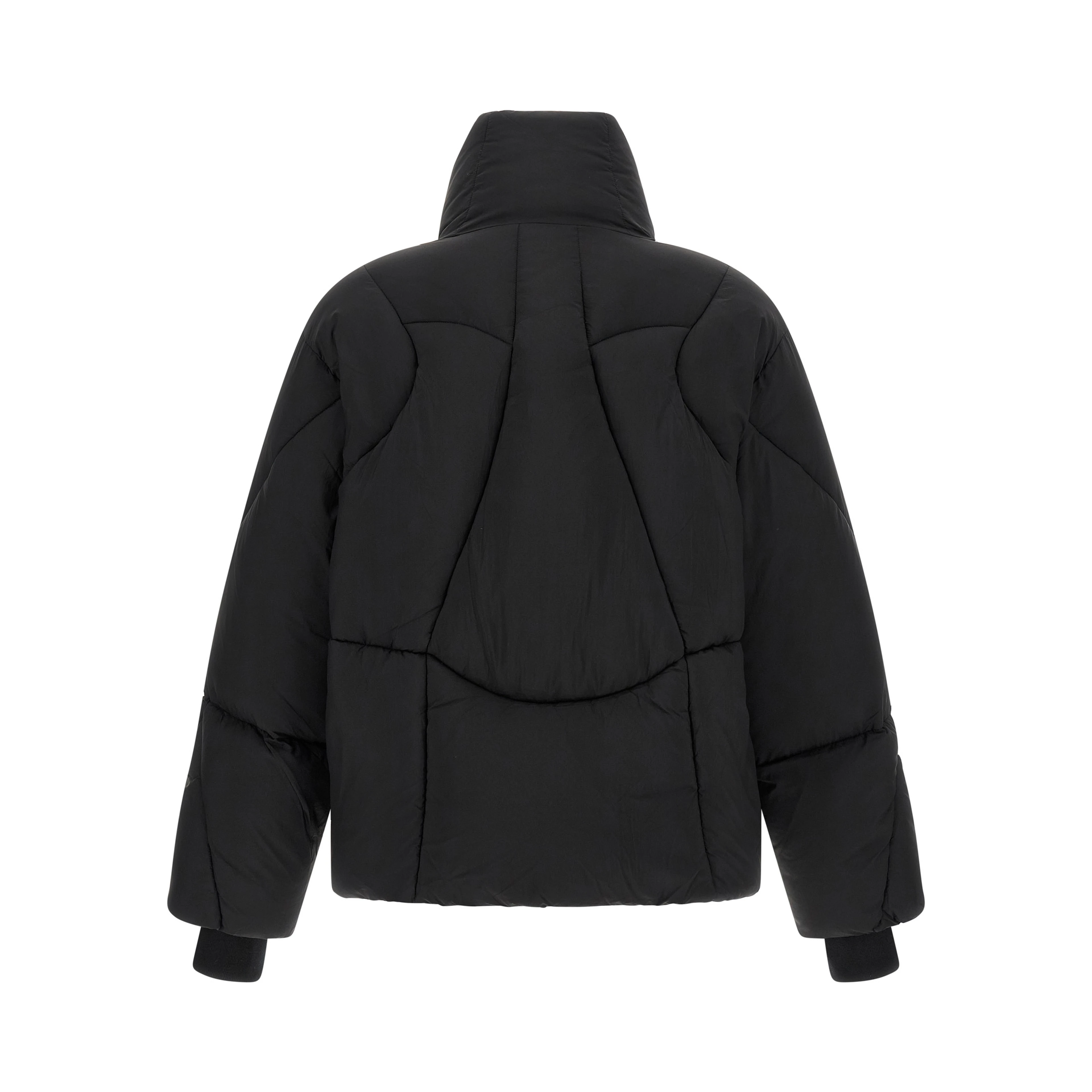 Black Nylon Full-Length Jacket