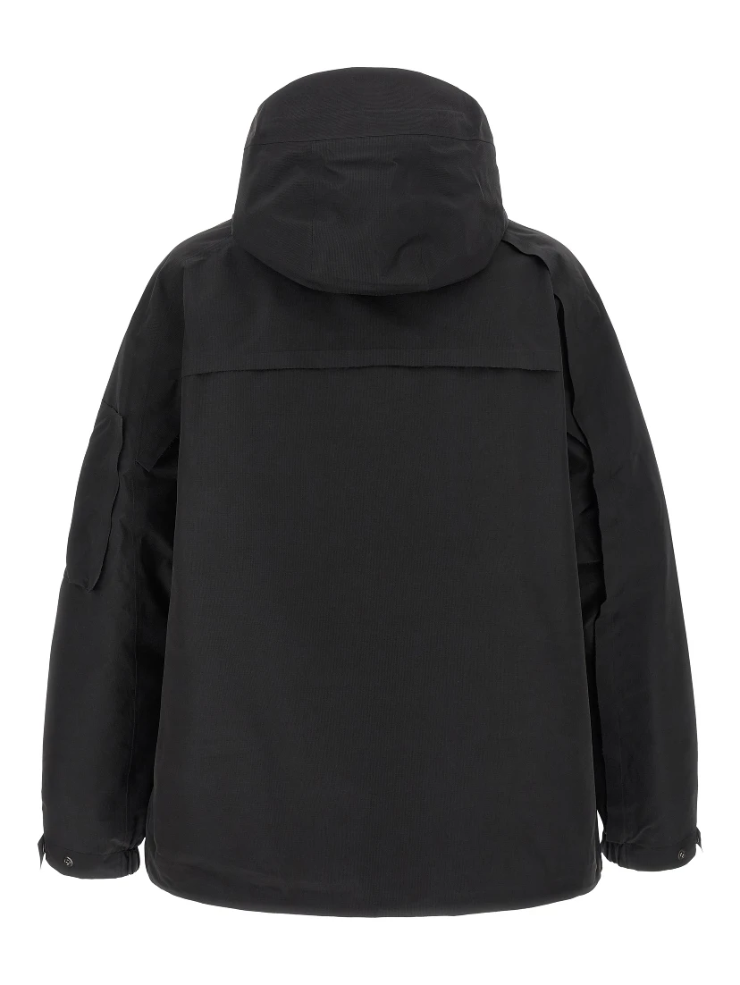 Black Recycled Polyester Shell Jacket