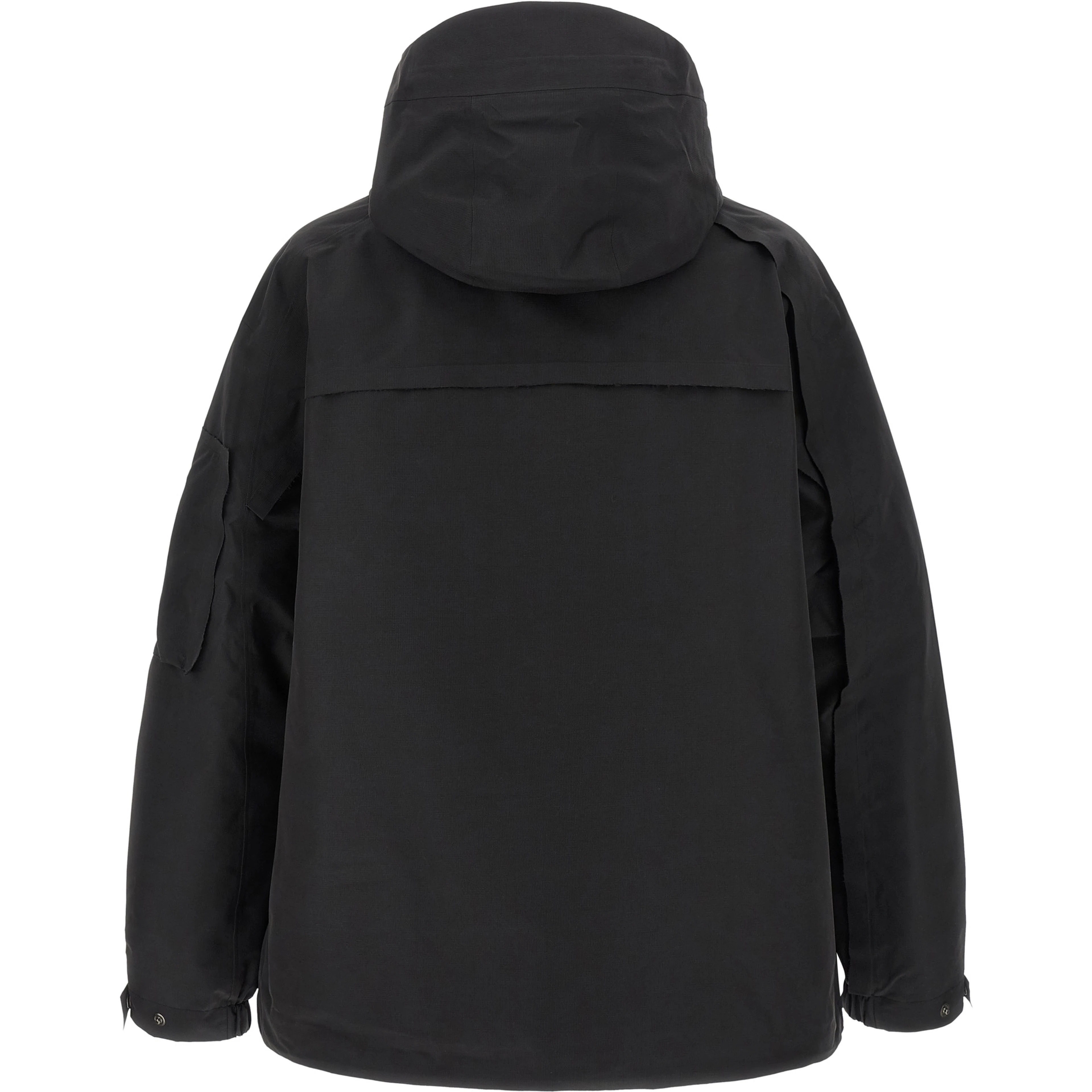 Black Recycled Polyester Shell Jacket