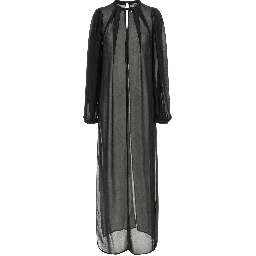 Black Polyester Blouse