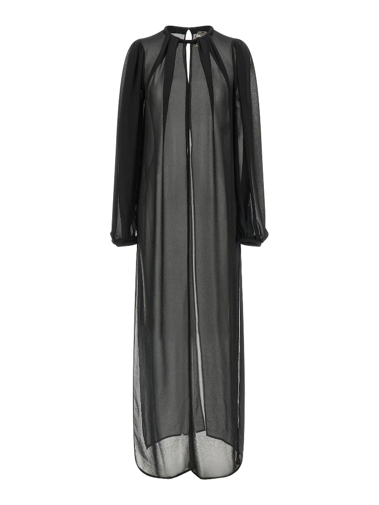 Black Polyester Blouse
