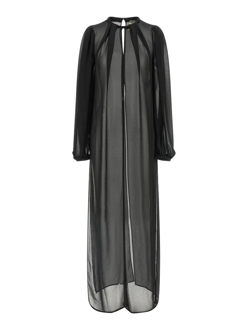 Black Polyester Blouse