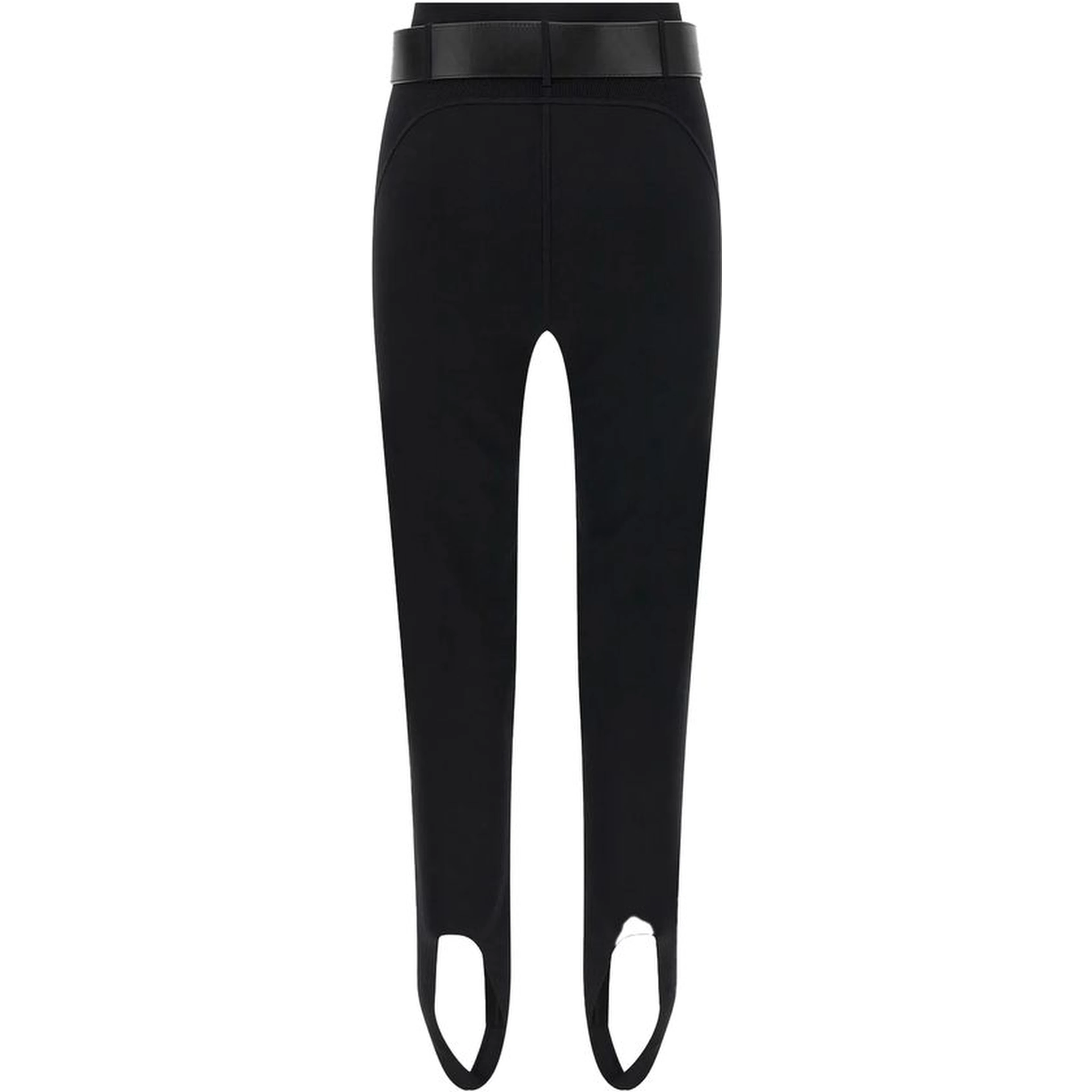 Black Viscose Athletic Pants