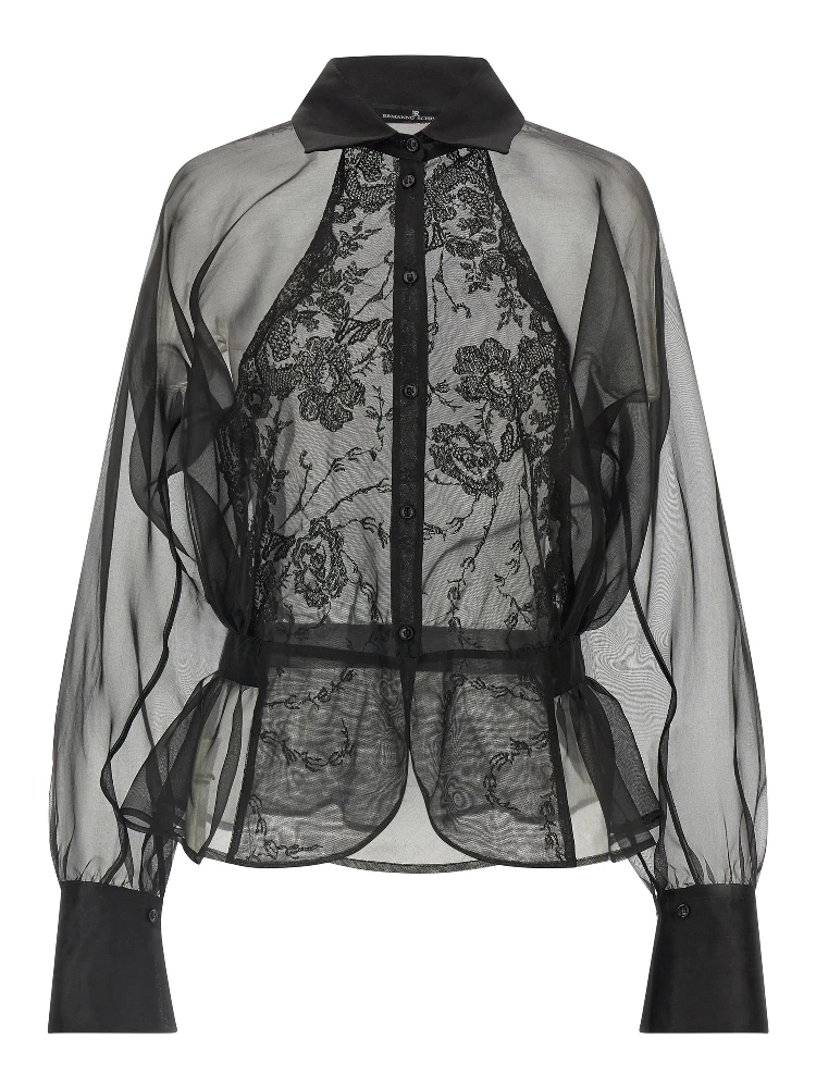 Black Silk Blouse