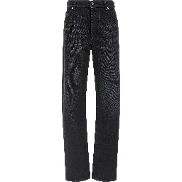 Black Cotton Jeans Denim