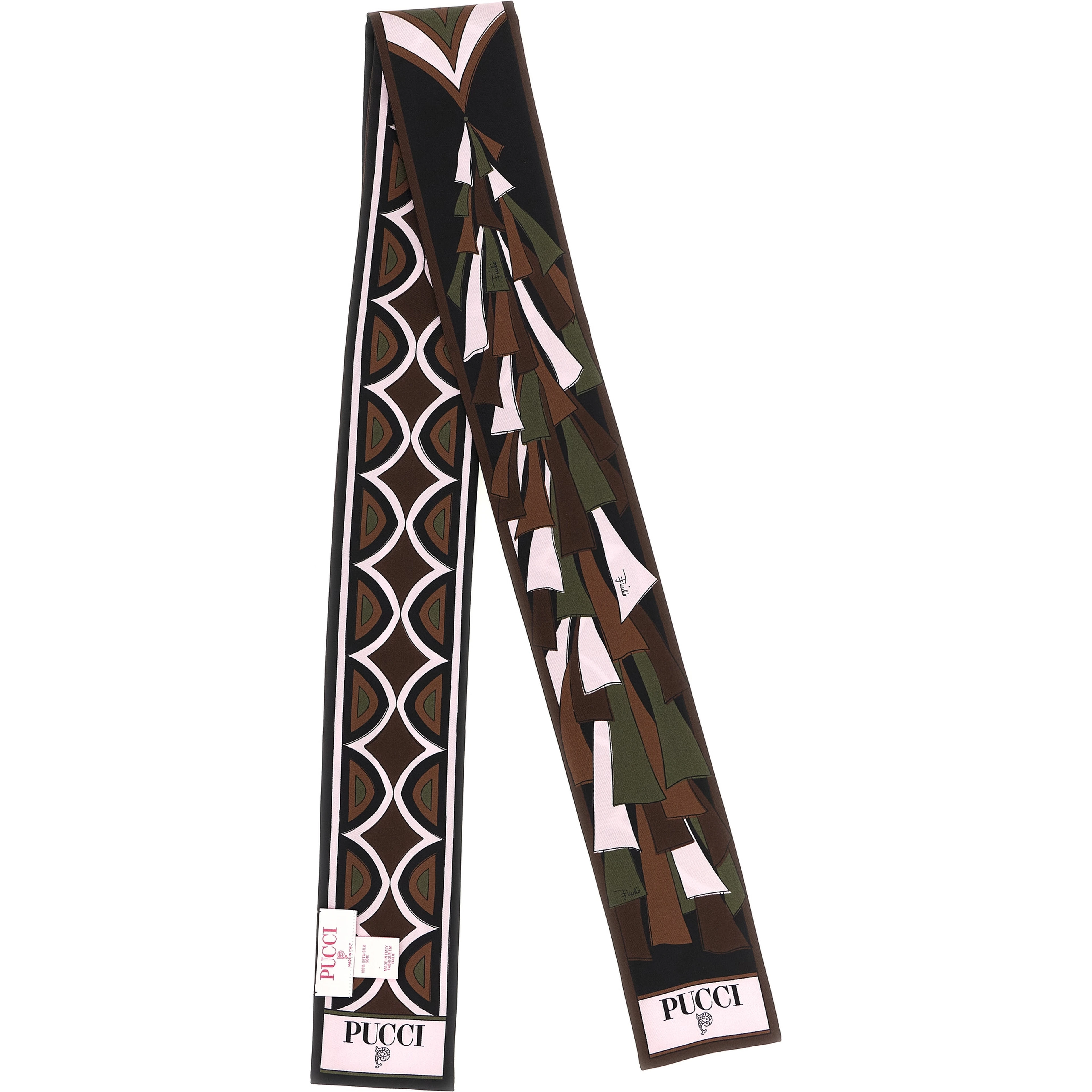 Multicolor Silk Foulard