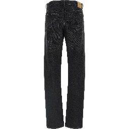 Black Cotton Jeans Denim