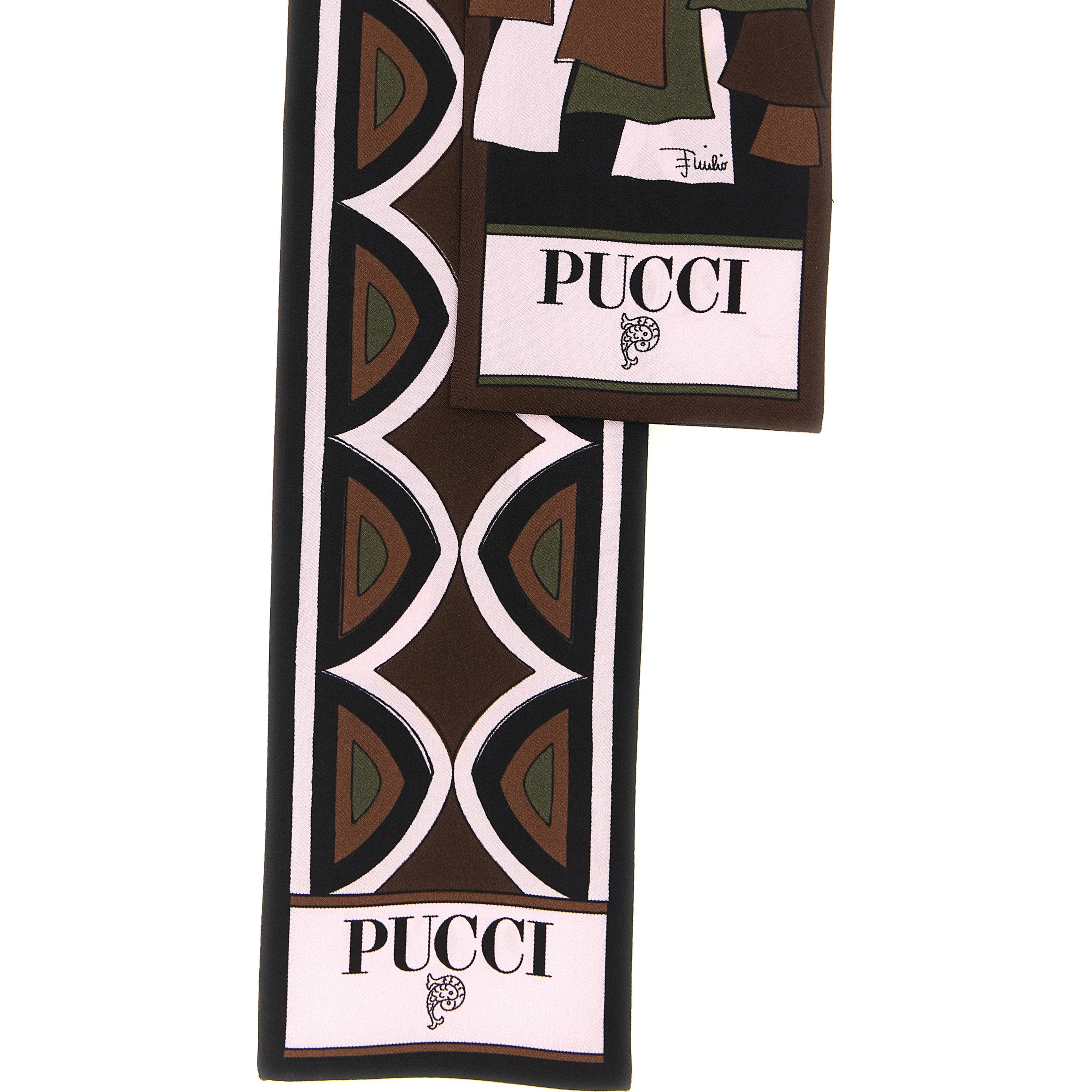 Multicolor Silk Foulard
