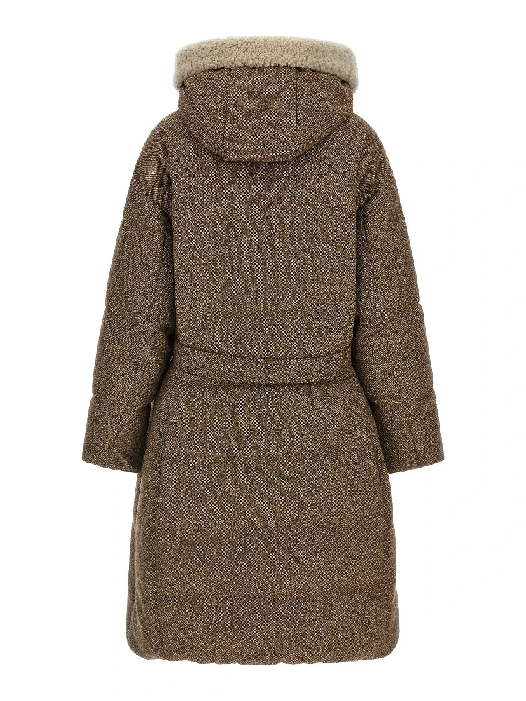 Brown Virgin Wool Coat alternative