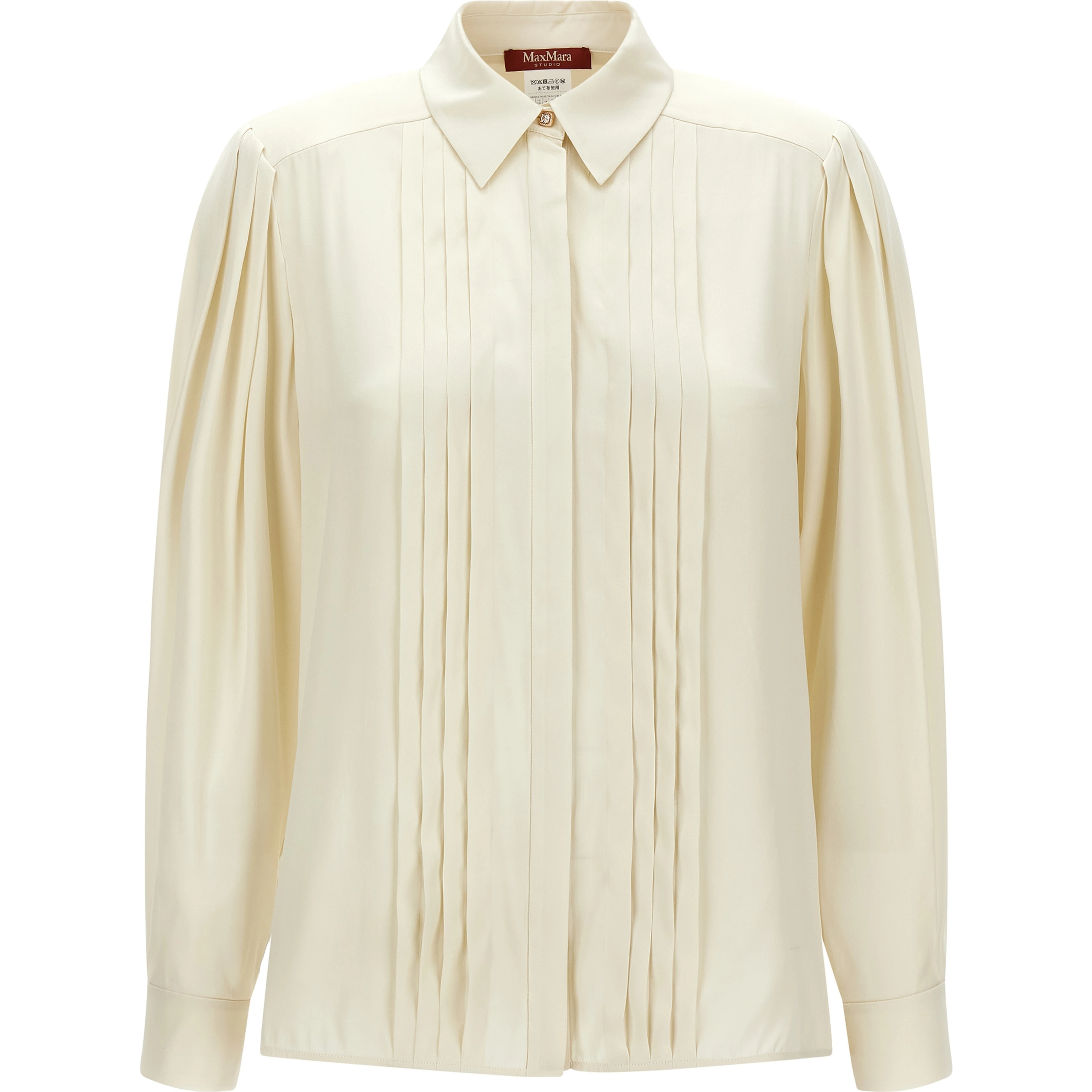 White Silk Blouse