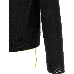 Black Virgin Wool Polo Shirt