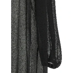 Black Polyester Blouse
