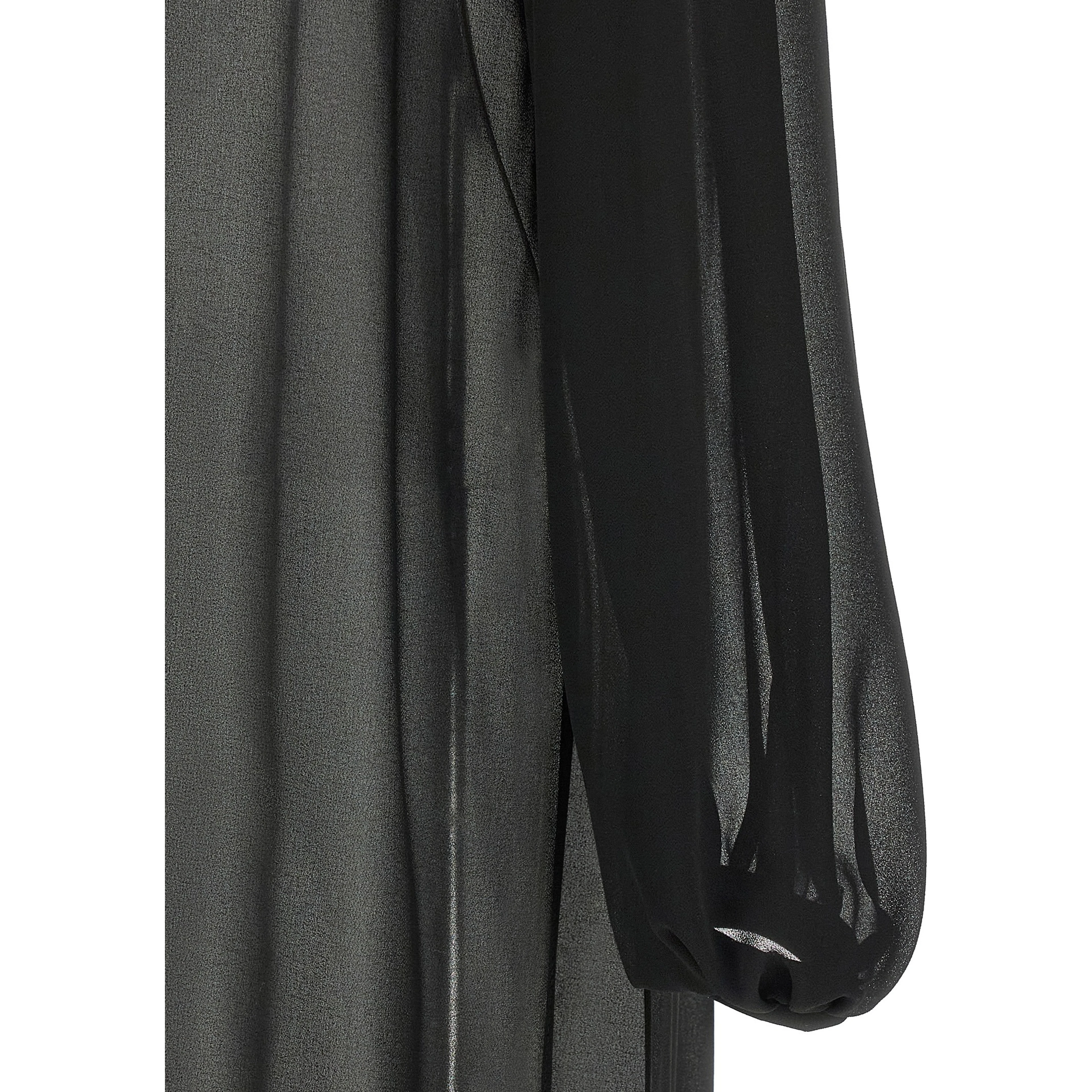 Black Polyester Blouse